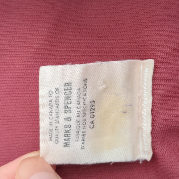 St Michael Marks & Spencer Womens Vintage Full Length Robe Pockets, Rose, Size M - Picture 11 of 12